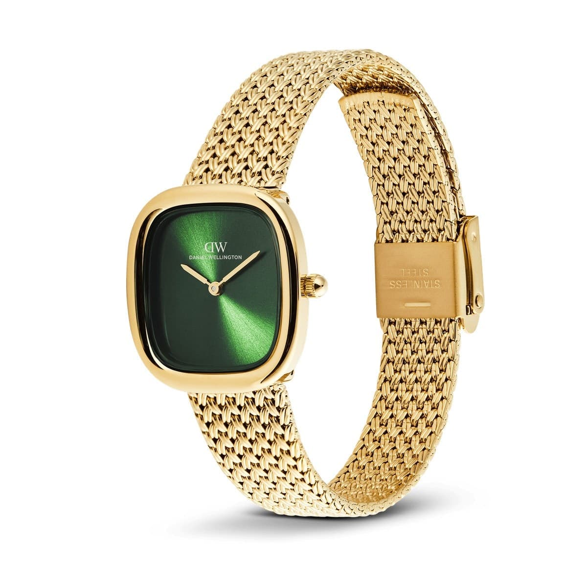 Daniel Wellington - Orologio Margot Braided Mesh Emerald Gold - 2