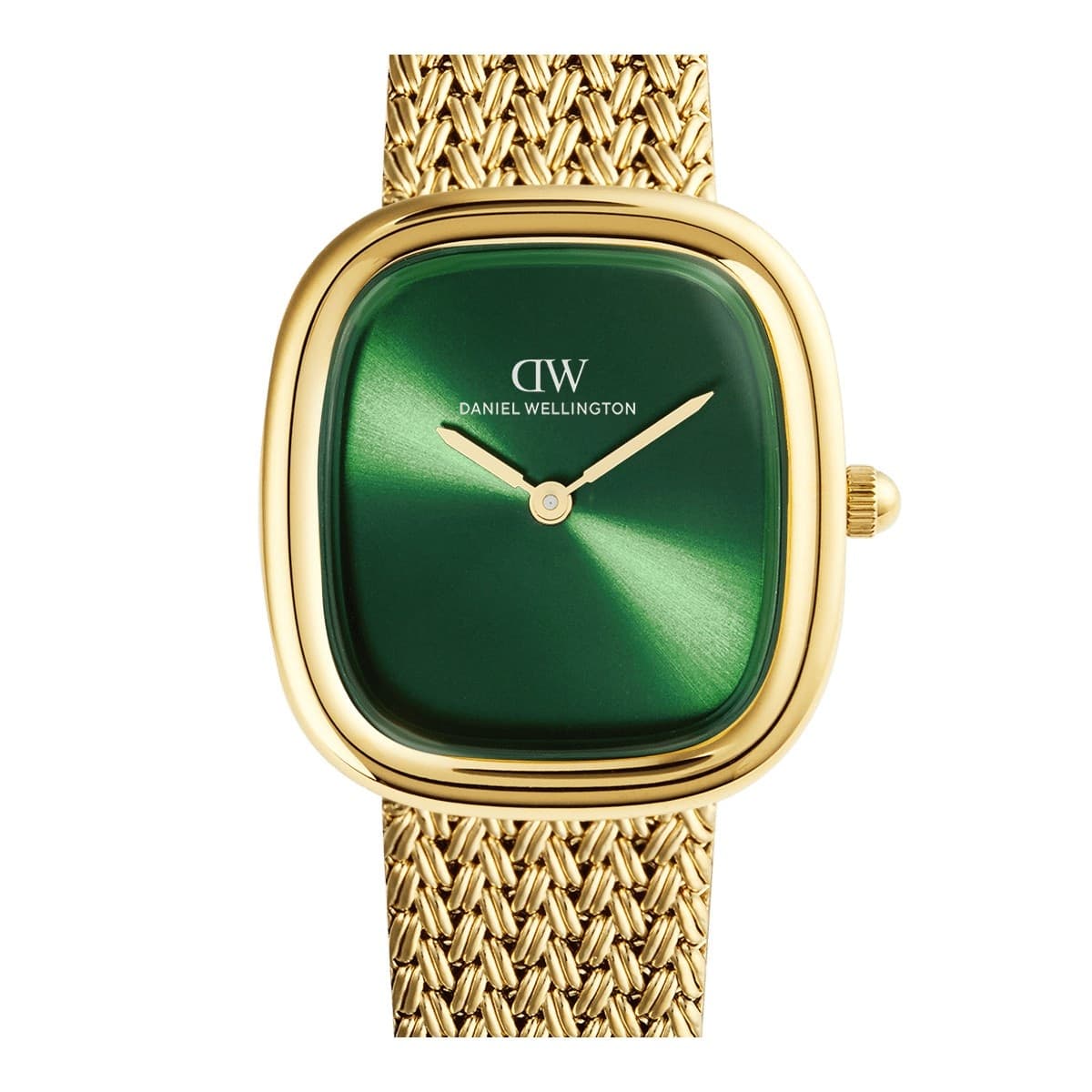 Daniel Wellington - Orologio Margot Braided Mesh Emerald Gold - 4