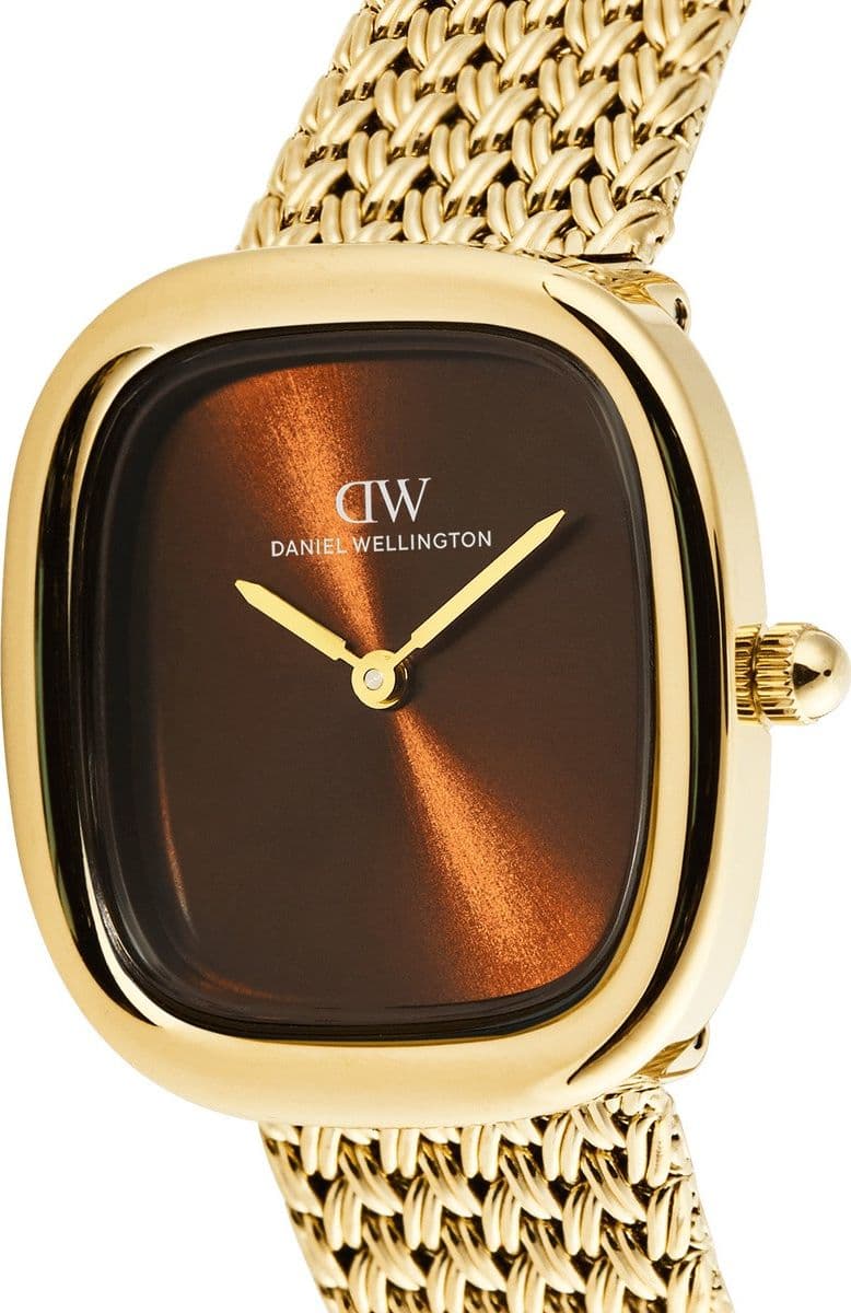 Daniel Wellington - Orologio Margot Braided Mesh Amber Gold - 5
