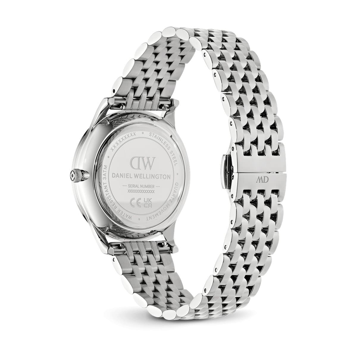 Daniel Wellington - Orologio Pathfinder GMT 7-Link Frost-White Silver - 3