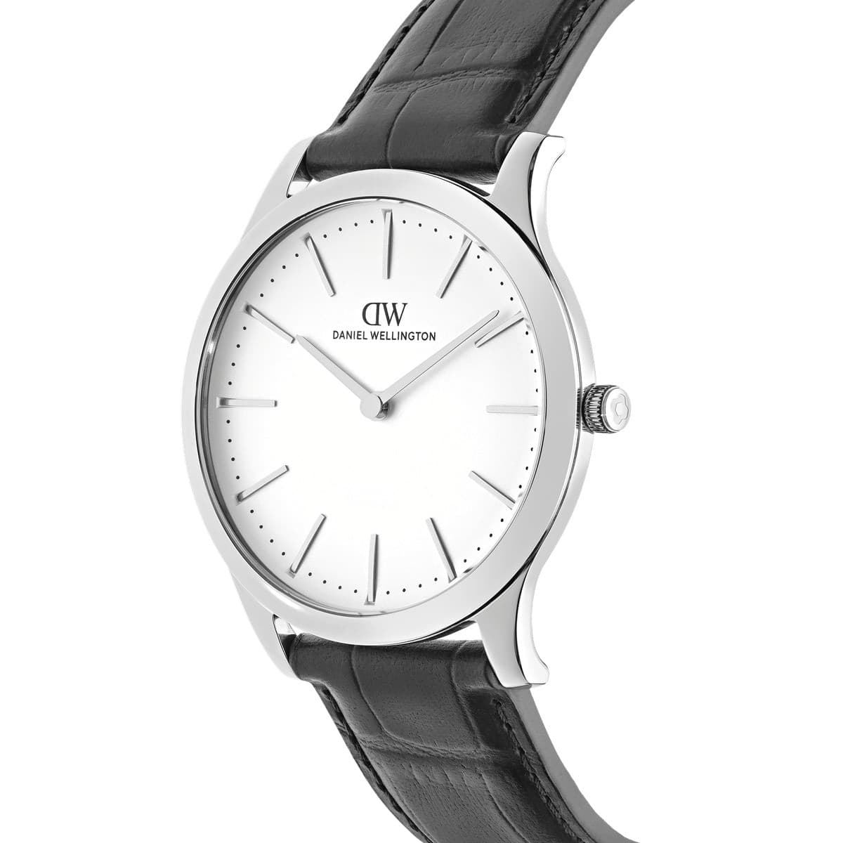 Daniel Wellington - Orologio Pathfinder Black-Croc Frost-White Silver - 5