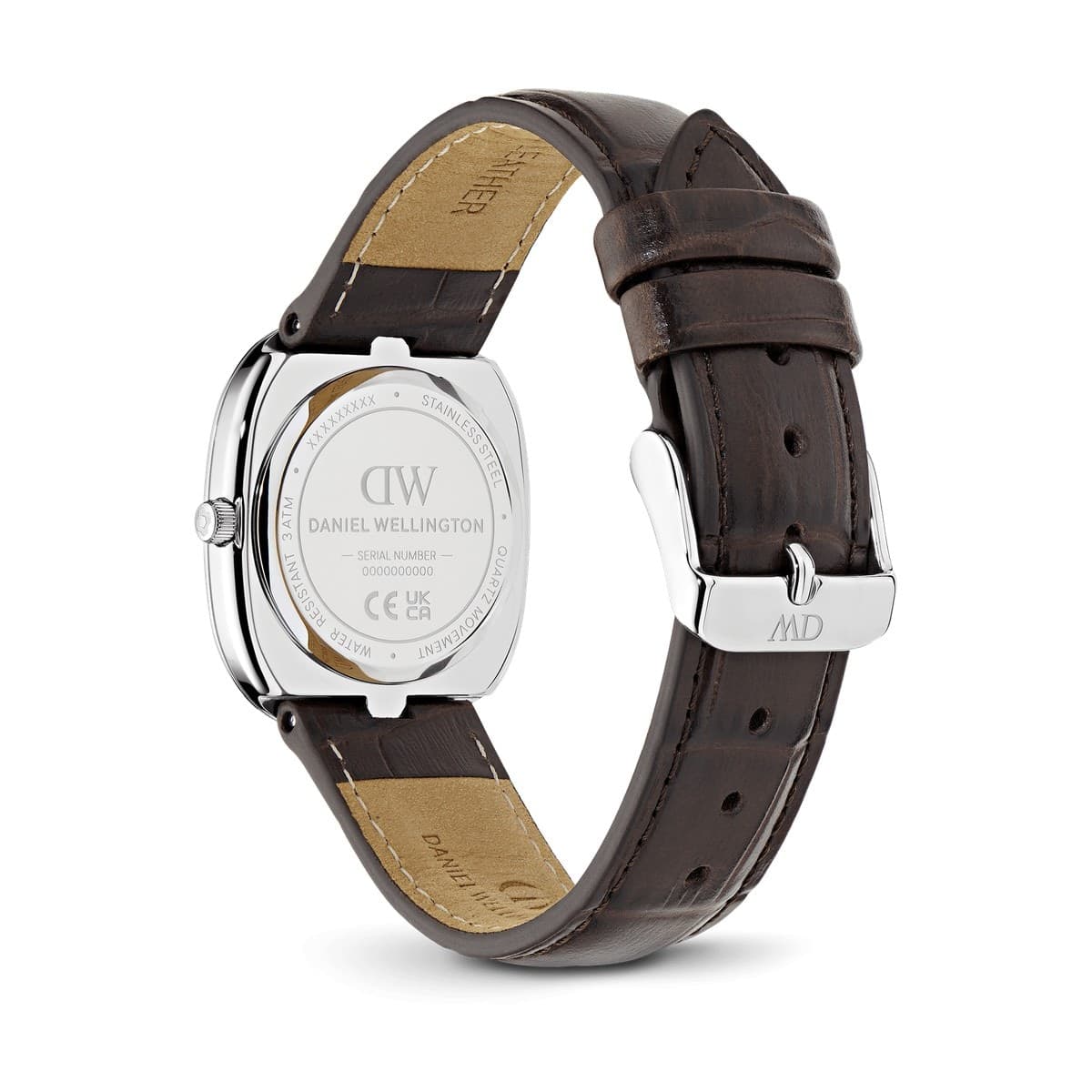Daniel Wellington - Orologio Cort Brown Leather Silver - 3