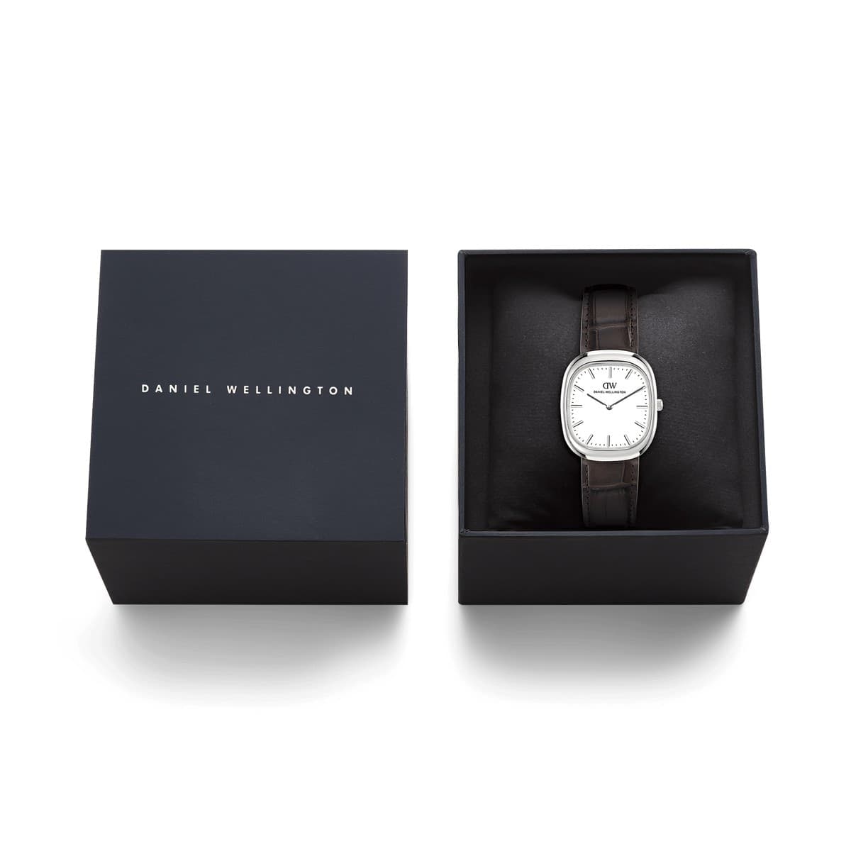 Daniel Wellington - Orologio Cort Brown Leather Silver - 6