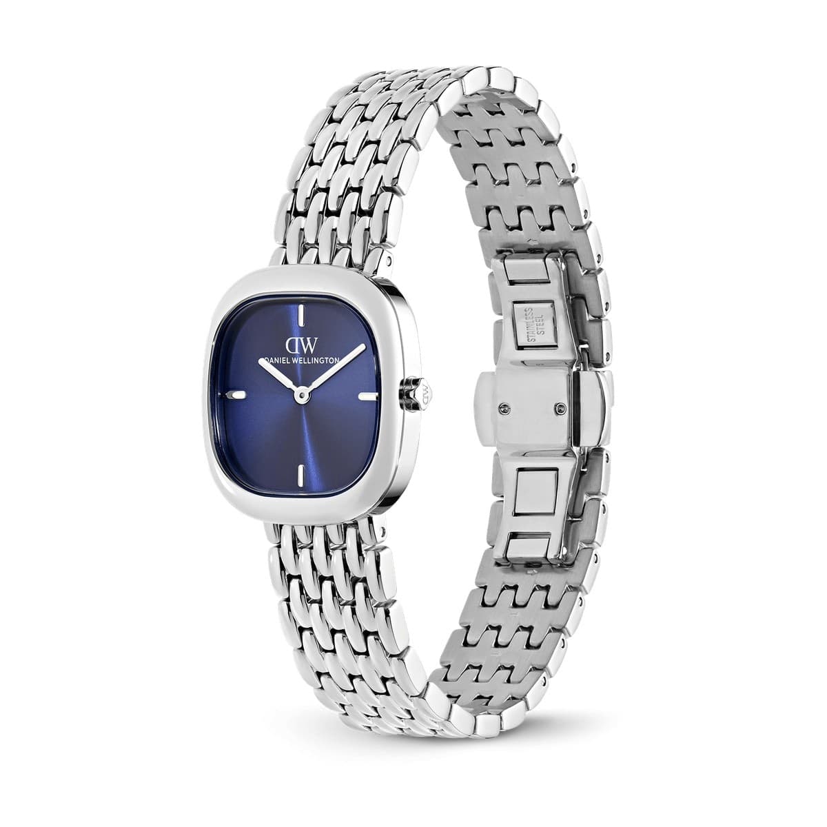 Daniel Wellington - Orologio Corta Royal Blue Grain-Link Silver - 2