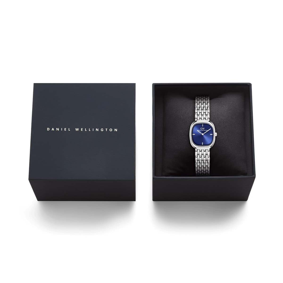 Daniel Wellington - Orologio Corta Royal Blue Grain-Link Silver - 6