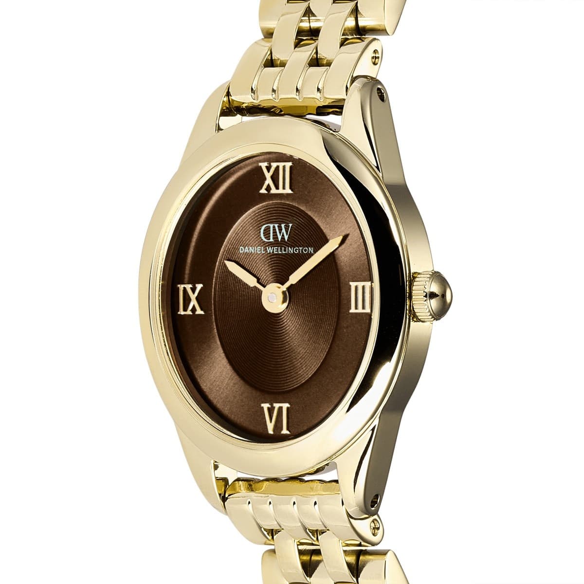 Daniel Wellington - Orologio Ophelia Mini Beans Link Amber Gold - 5
