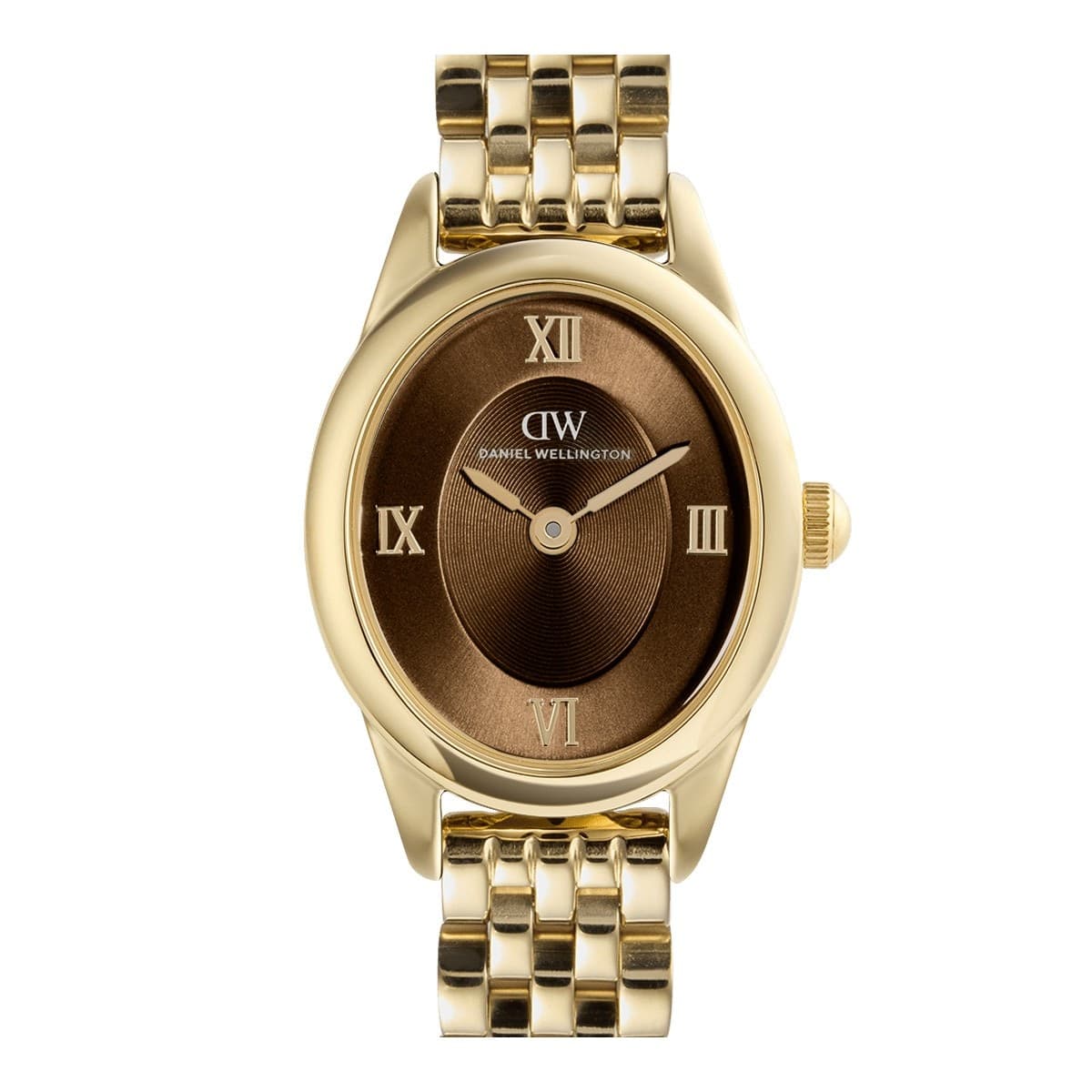 Daniel Wellington - Orologio Ophelia Mini Beans Link Amber Gold - 4