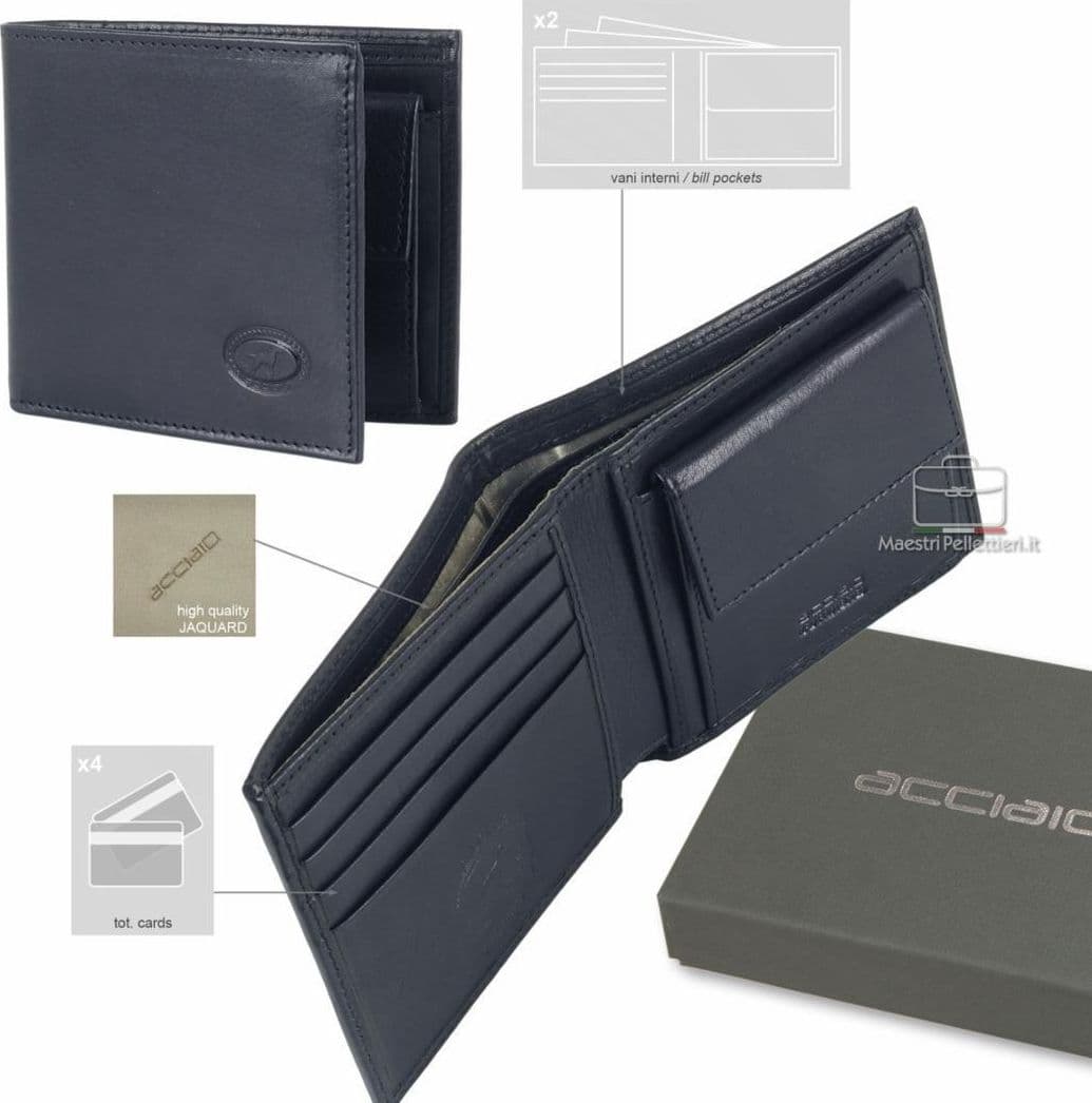 8301 Portafoglio Acciaio Blu 0000000776 - 3