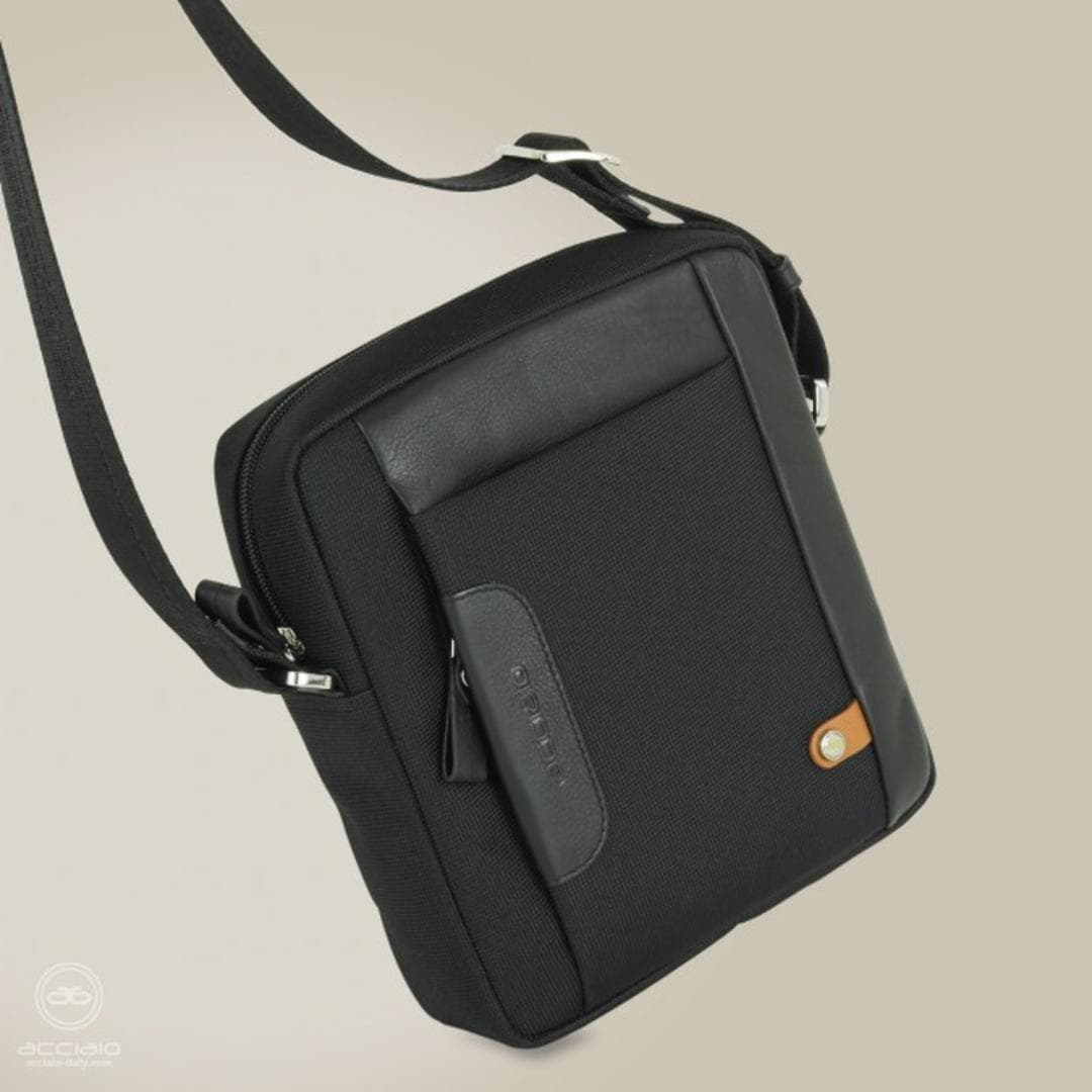 8902 Tracolla uomo Acciaio Nero 0000000766 - 8