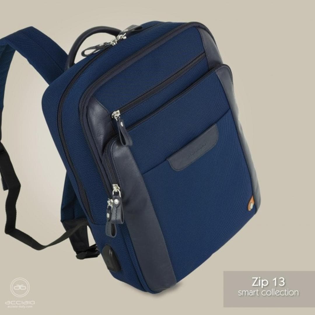 8911 Zaini Acciaio Blu 0000000767 - 3