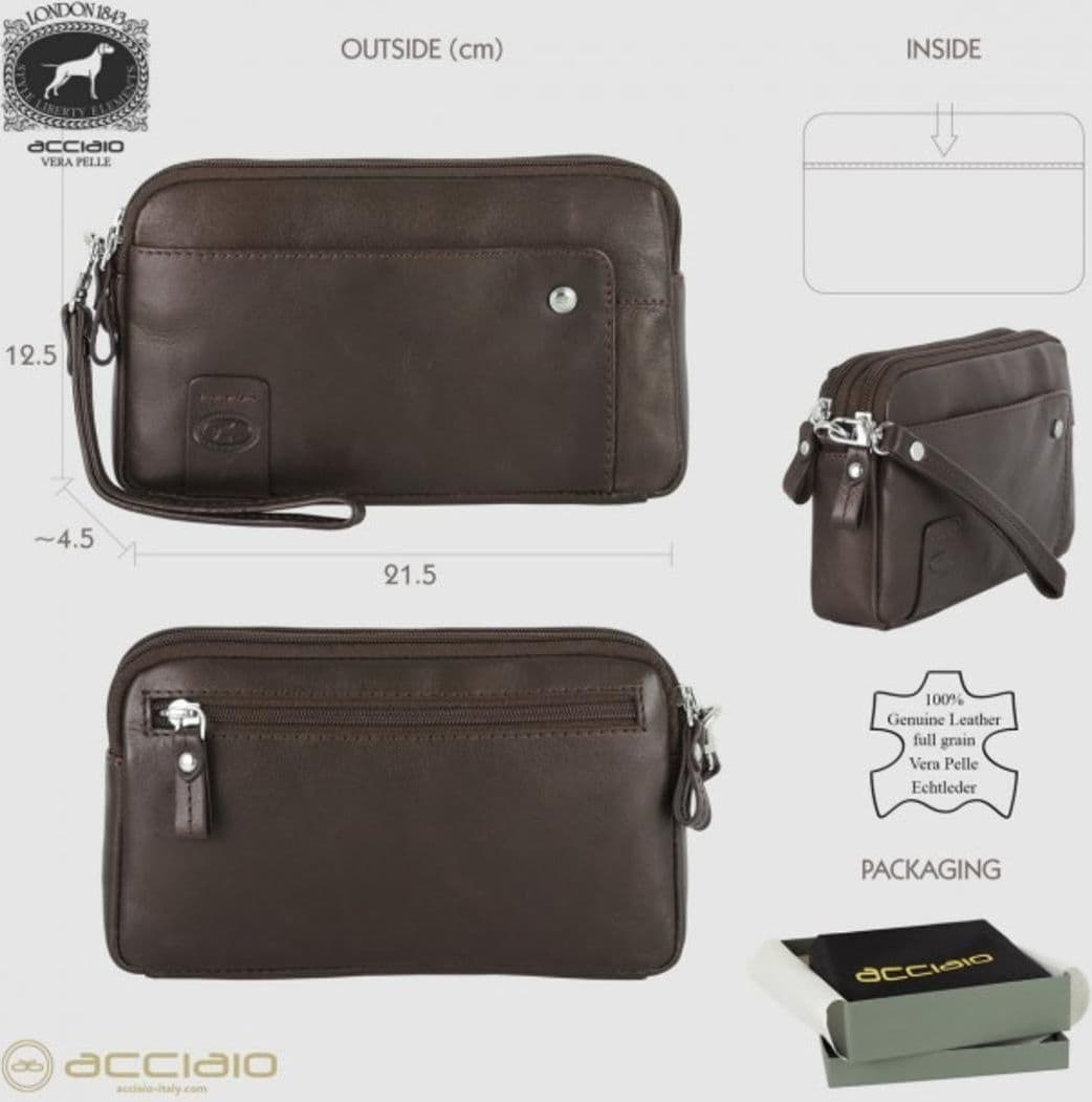 8384 Pochette Acciaio Moka 0000000768 - 8