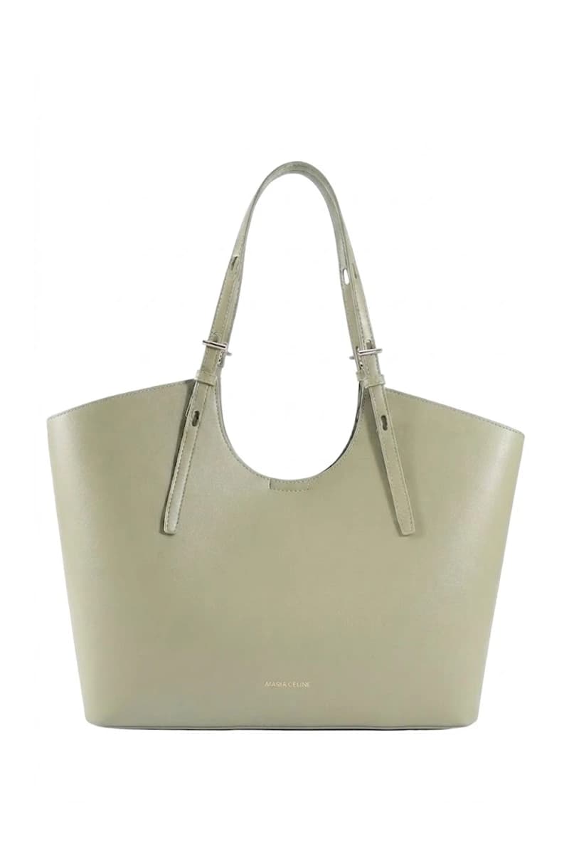 Borsa shopper a spalla in ecopelle Ambra | MARIACELINE - 2