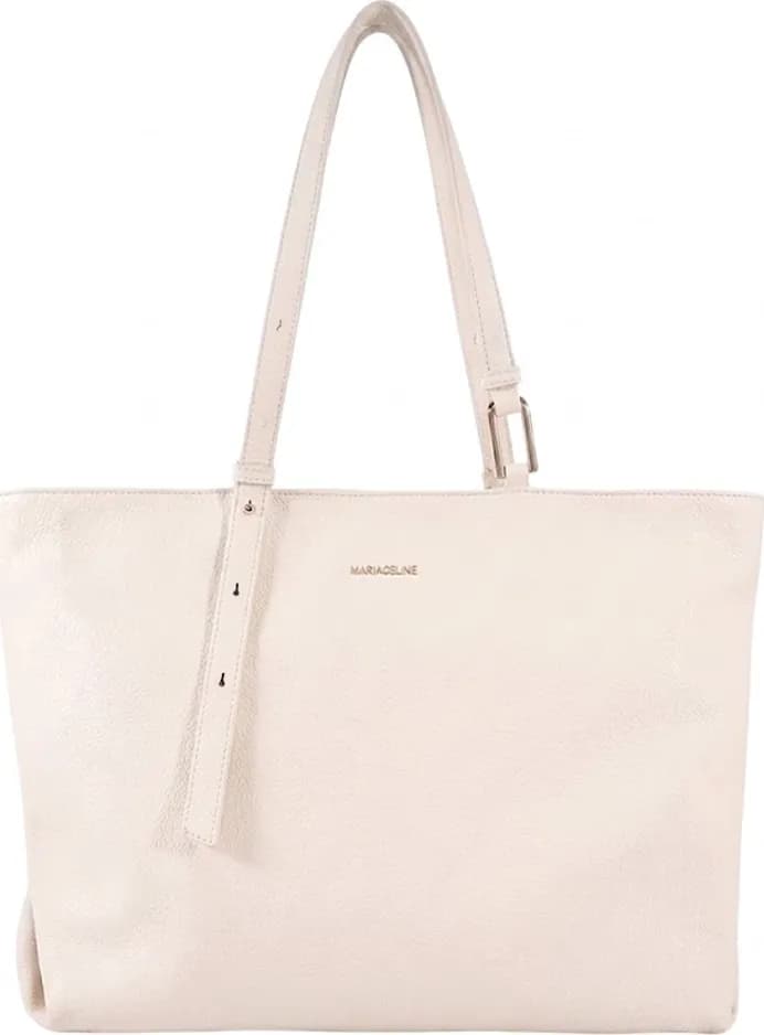 Borsa shopper a spalla in ecopelle Celeste | MARIACELINE - 2