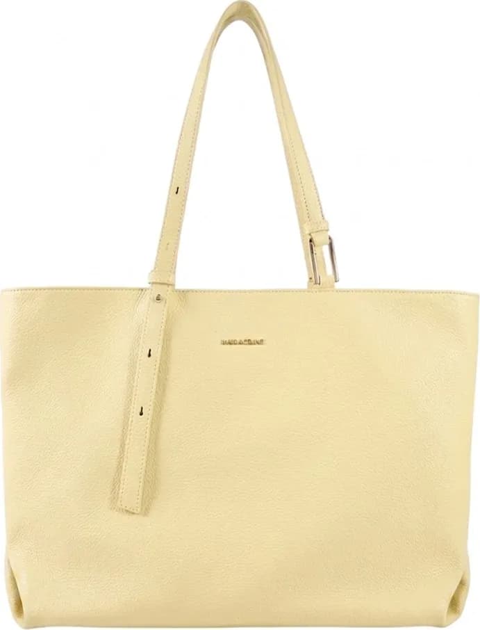 Borsa shopper a spalla in ecopelle Celeste | MARIACELINE - 3