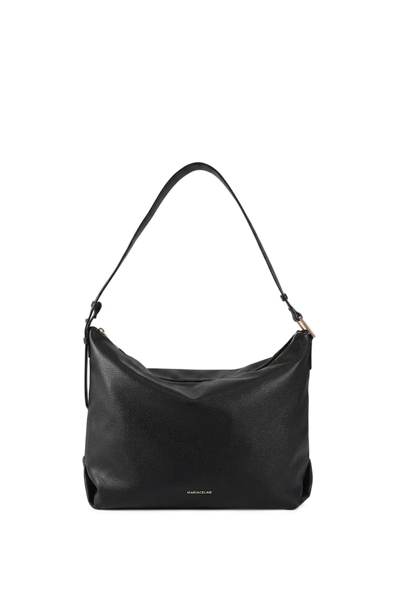Borsa shopper a spalla hobo in ecopelle Celeste | MARIACELINE - 2