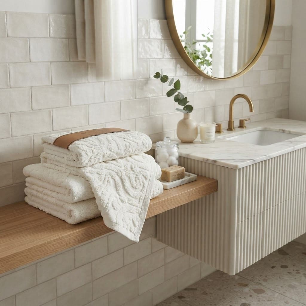Telo Bagno Papalina Boboli in Spugna 100% Cotone Jacquard - 4