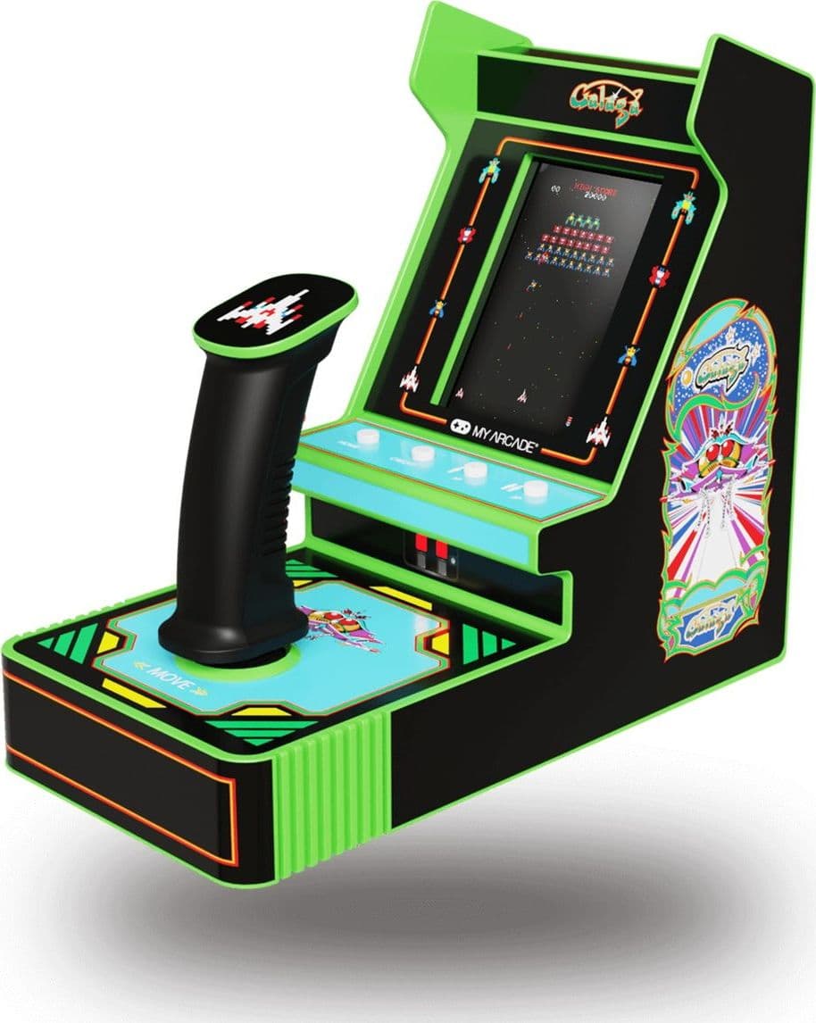 MY ARCADE MICRO JOYSTICK PLAYER GALAGA 2 GAMES 3