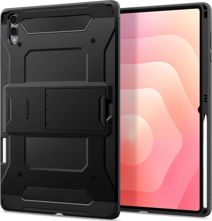 Spigen Tough Armor Pro - Custodia per Samsung Galaxy Tab S11 Ultra 14.6" X930 / X936B (Nero) - 2