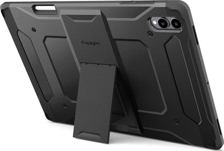 Spigen Tough Armor Pro - Custodia per Samsung Galaxy Tab S11 Ultra 14.6" X930 / X936B (Nero) - 8
