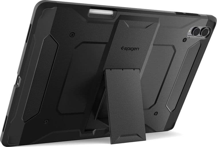 Spigen Tough Armor Pro - Custodia per Samsung Galaxy Tab S11 Ultra 14.6" X930 / X936B (Nero) - 9
