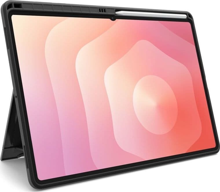 Spigen Tough Armor Pro - Custodia per Samsung Galaxy Tab S11 Ultra 14.6" X930 / X936B (Nero) - 10