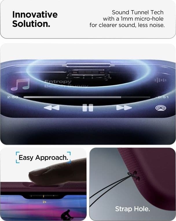 Spigen Nano Pop Mag MagSafe - Custodia per iPhone 18 Pro / 17 Pro (Bordeaux) - 9