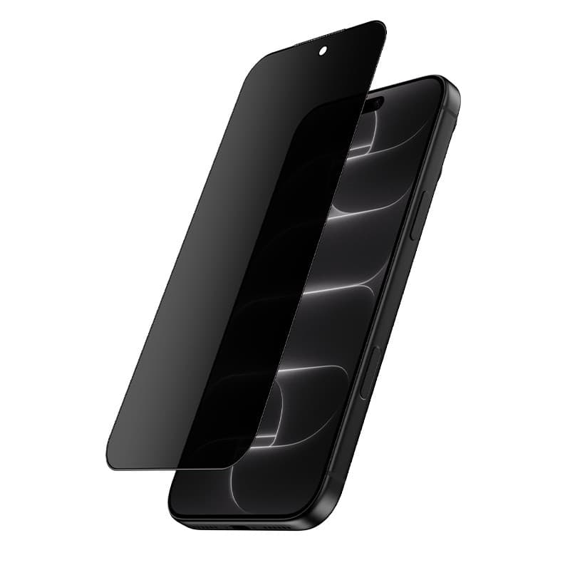 Crong Privacy 3D Armour Glass - Vetro temperato per la privacy per iPhone 18 Pro Max - 2