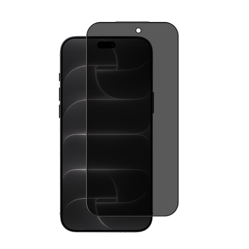 Crong Privacy 3D Armour Glass - Vetro temperato per la privacy per iPhone 18 Pro Max - 5