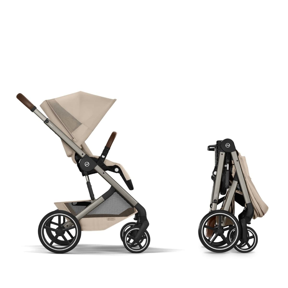 Duo Cybex Gold Balios S Lux con Navicella S Lux - Vari Colori – Almond Beige