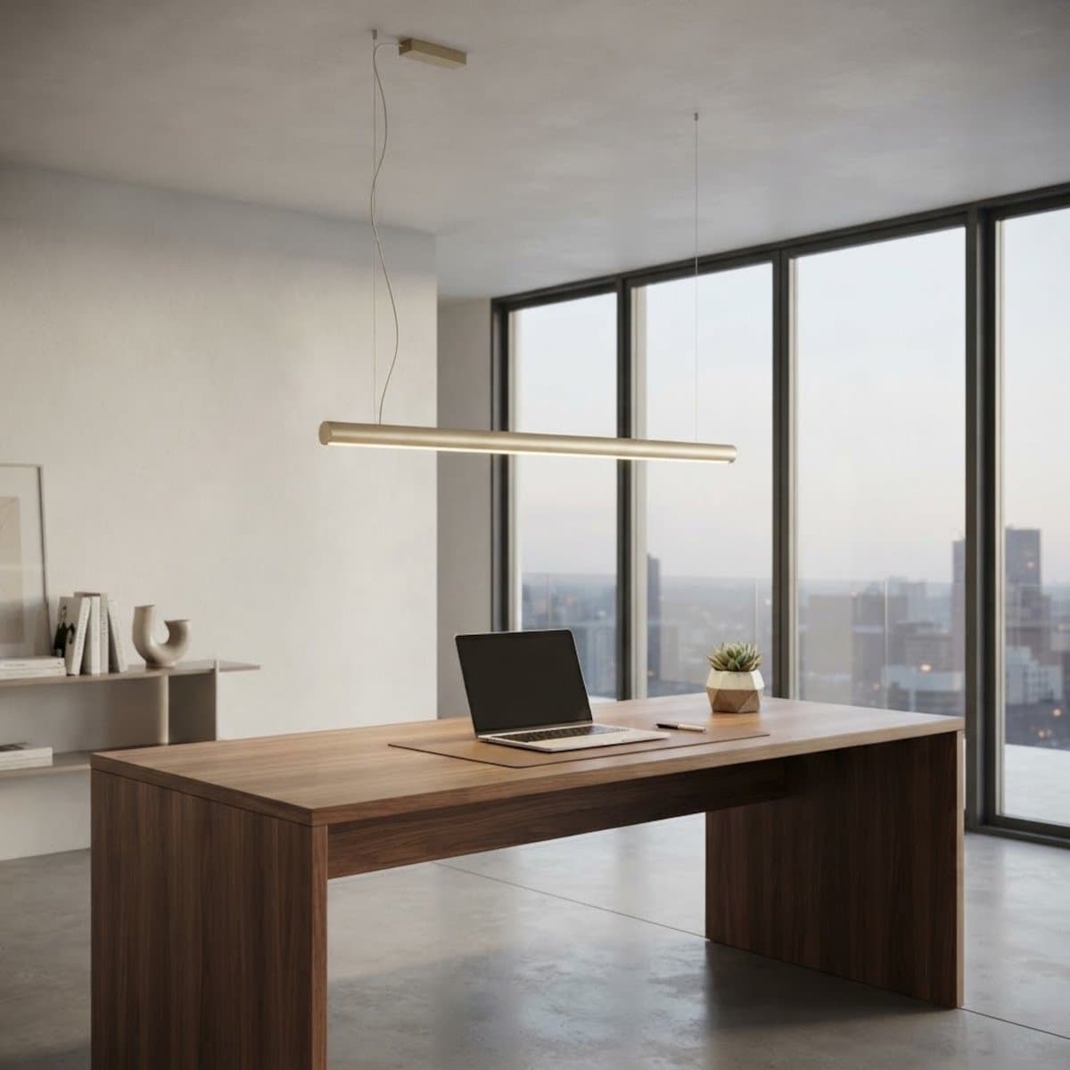 Lampadario moderno Redo Group CITYLINE 01 4714 4715 4716 4703 LED CCT 3000 4000 dimmerabile alluminio - 2