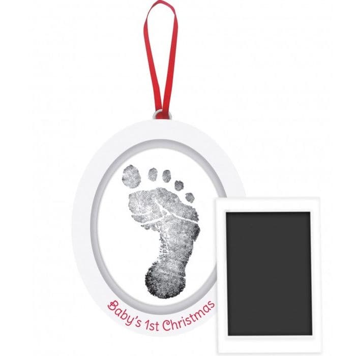 Babyprints foto ovale in legno Pearhead - 2