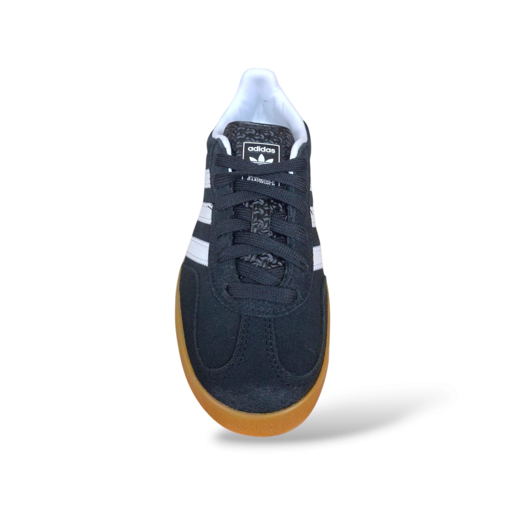 adidas Originals Gazelle Indoor JQ8701 – Sneakers junior in suede nero e beige - 4