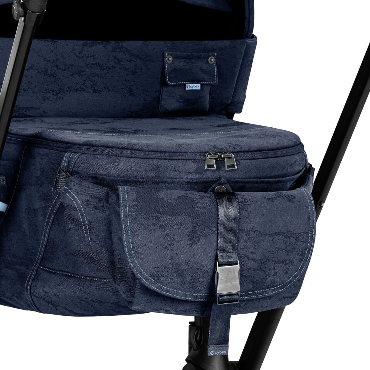 Navicella Richiudibile Cybex Platinum Priam Rebellious Luxury Denim Blue - 6