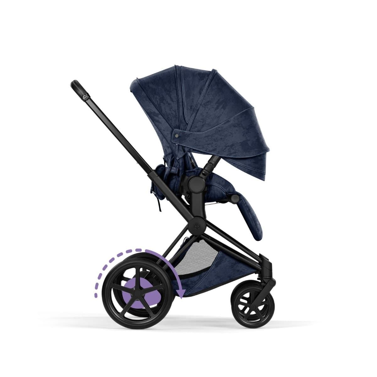 Passeggino Cybex Platinum e-Priam Rebellious Luxury Denim Blue 2026 - 3
