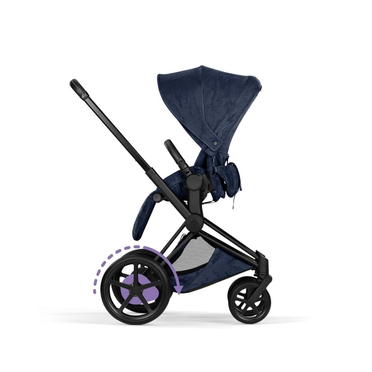 Passeggino Cybex Platinum e-Priam Rebellious Luxury Denim Blue 2026 - 4