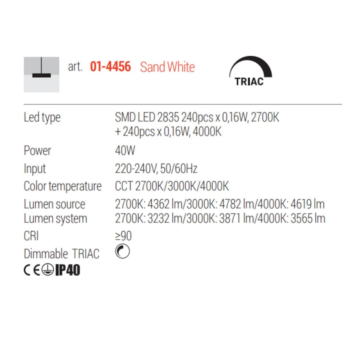 Lampadario moderno Redo group HALLEY 01 4456 LED CCT dimmerabile metallo acrilico - 6