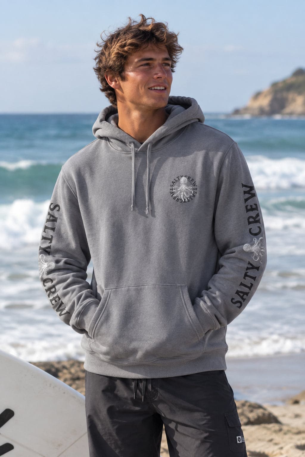 Felpa Cappuccio Uomo Salt Crew Tentacles - 2