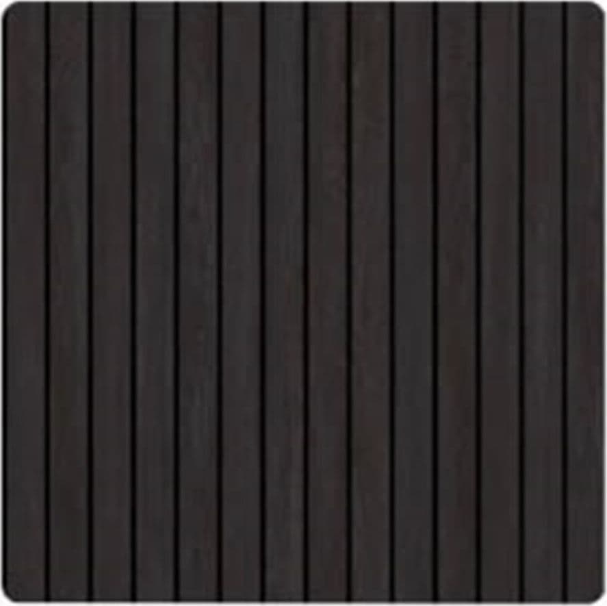 ROTOLO PANNELLO MURALE ADESIVO 60X300CM EFFETTO LEGNO NERO A DOGHE SCANALATE PARETI GS-Y02 - 3