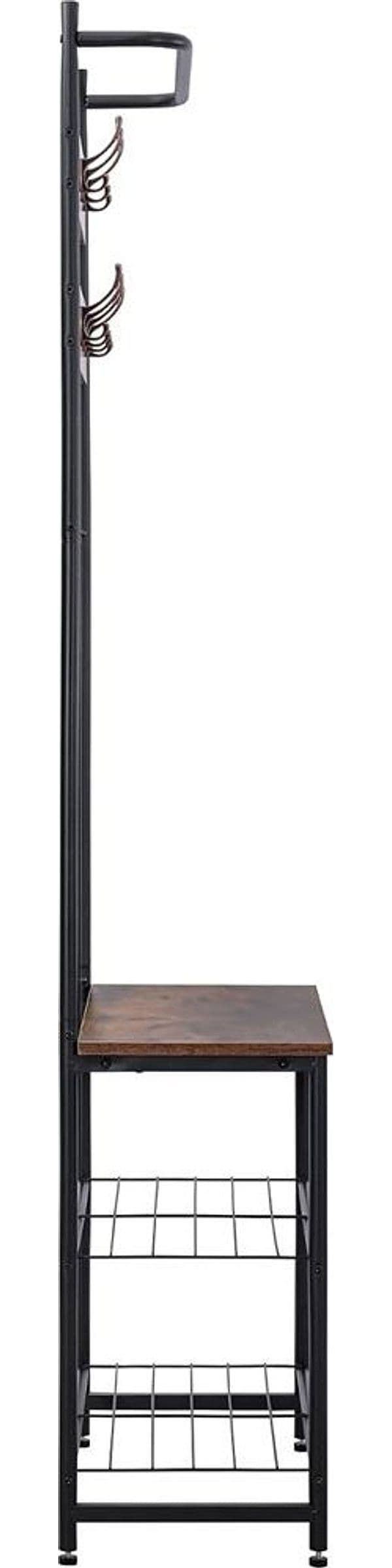 APPENDIABITI SCARPIERA CON RIPIANI GANCI PORTACAPPELLI MULTIFUNZIONALE LEGNO METALLO 62201 - 9