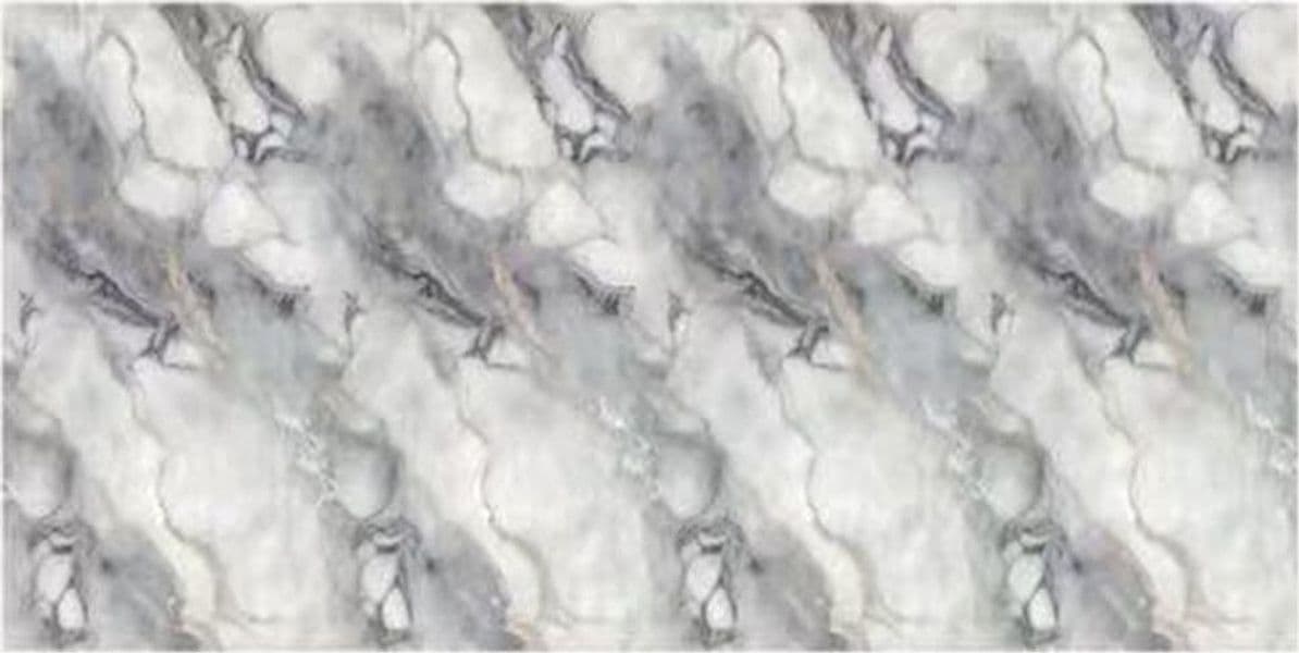 PANNELLO ADESIVO EFFETTO MARMO GRIGIO BIANCO 120X300CM PARETI PARASCHIZZI STANZA CLS-081 - 3