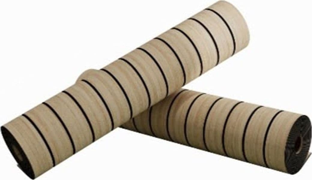ROTOLO PANNELLO MURALE ADESIVO 60X300CM EFFETTO LEGNO CHIARO DOGHE SCANALATE PARETI GS-Y04 - 4