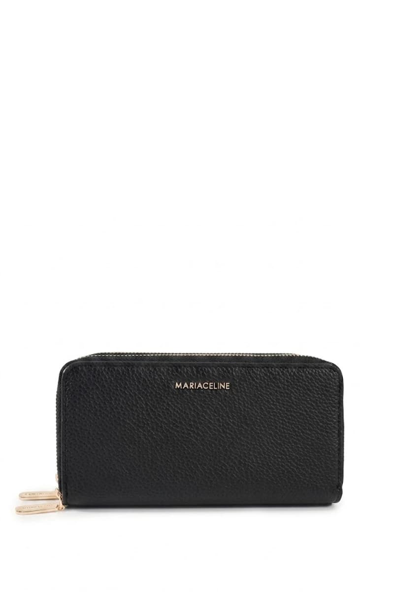 Portafogli grande doppia zip in ecopelle Betty | MARIACELINE - 1