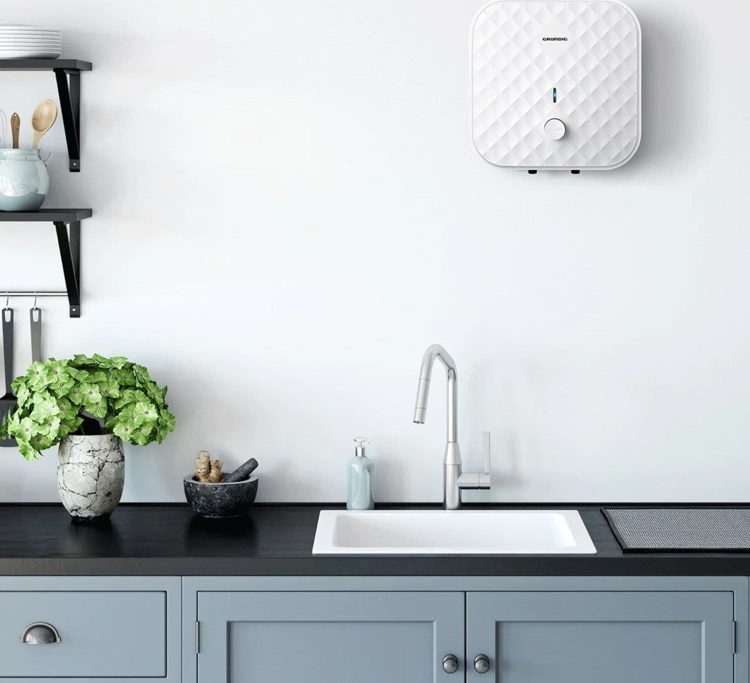 Grundig Teeny Line GWH 10 - 15 Litri Scaldacqua Sopralavello - 4