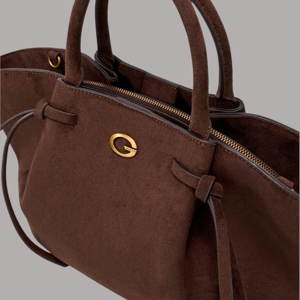 Borsa a mano Guess Allegra con frange e tracolla removibile - 6