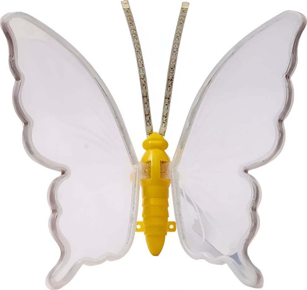 LAMPADA FORMA FARFALLA DECORATIVA NATALIZIA LUMINOSA LED 60CM STATICA LUCE CALDA 641060 - 2