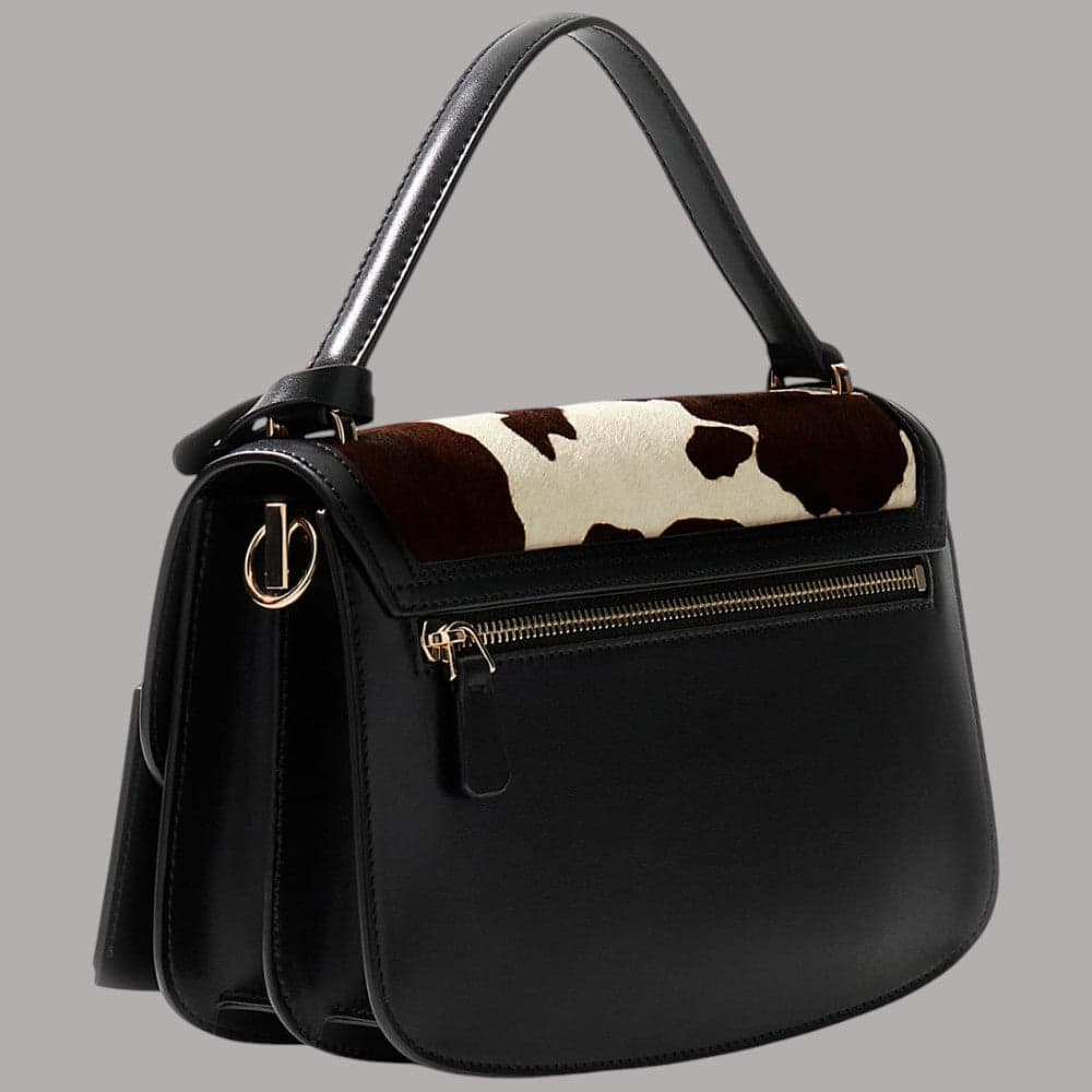 Borsa a mano Guess Audrey con tracolla removibile effetto cavallino - 4