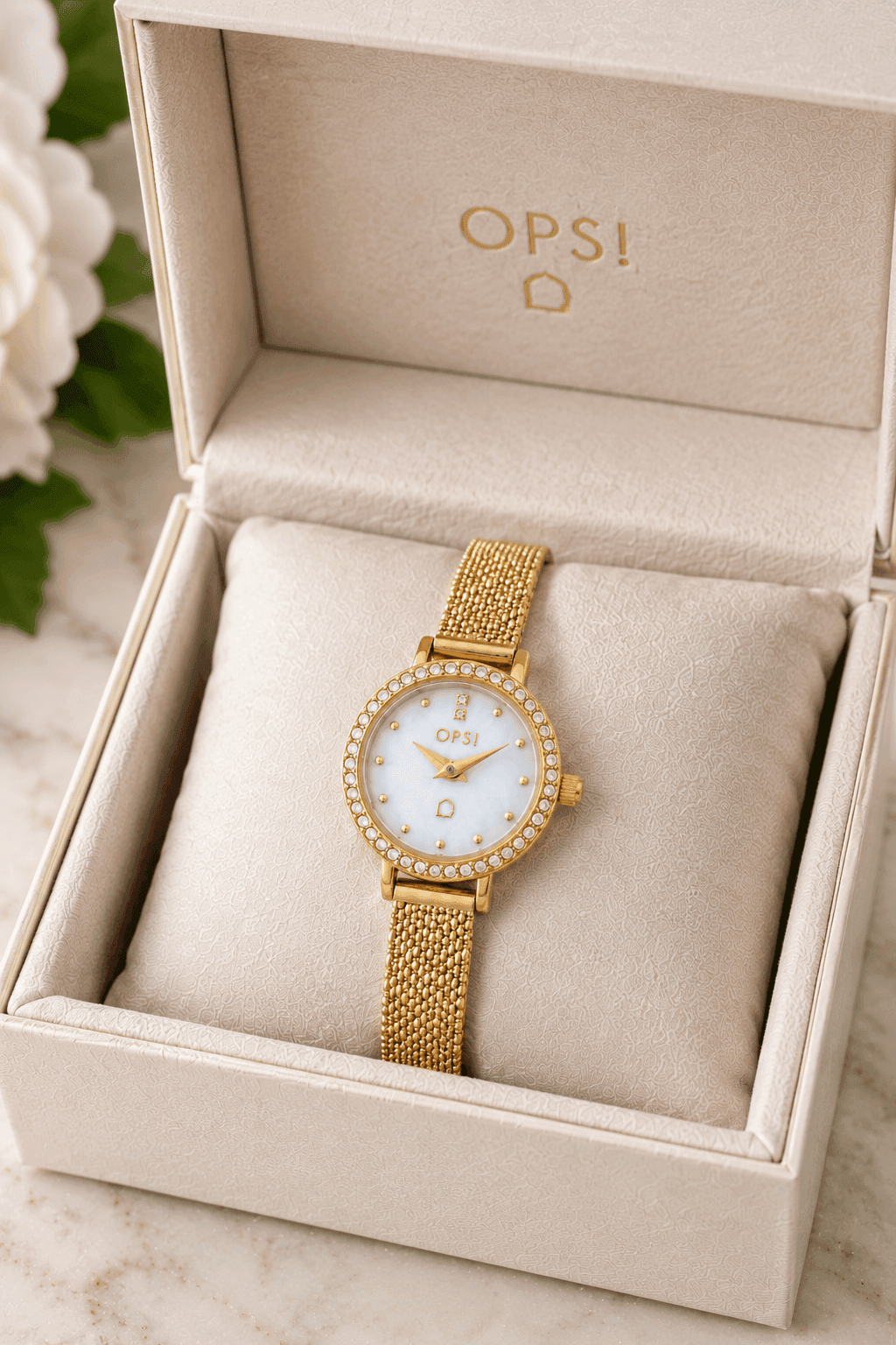 Ops Object  -  Orologio Donna  con cassa e bracciale in metallo mesh diamantato Allure - 3