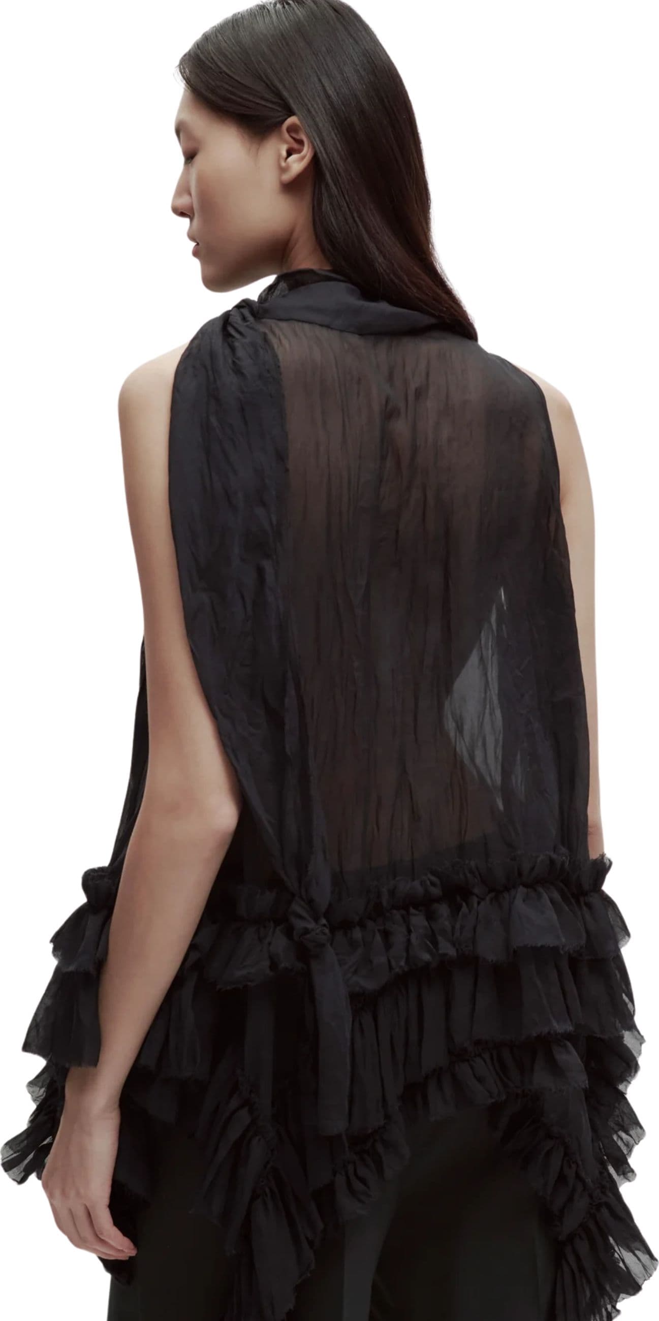 ERIKA CAVALLINI TOP LUCIO  IN CHIFFON - 3