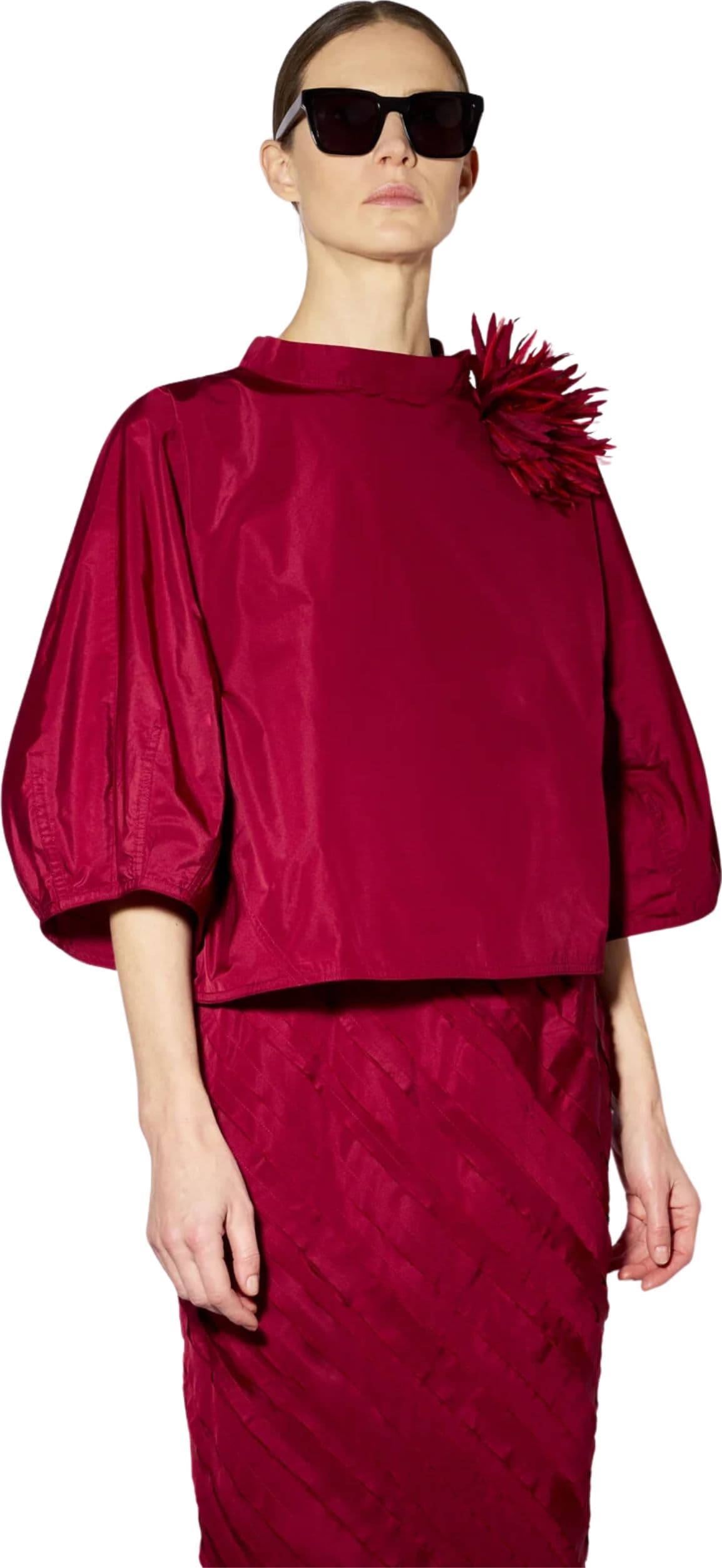 Liviana Conti BLUSA CANDICE  CON FIORE - 2