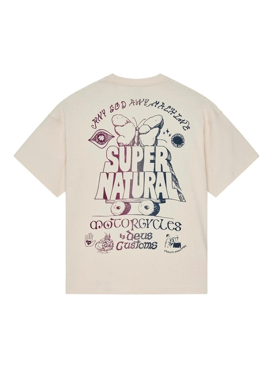 DEUS EX MACHINA TEMPLE TORQUE OS TEE - 2